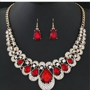 2 pc necklace jewelry set